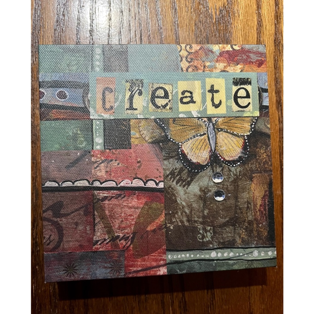 “CREATE” Wall Art Plaque